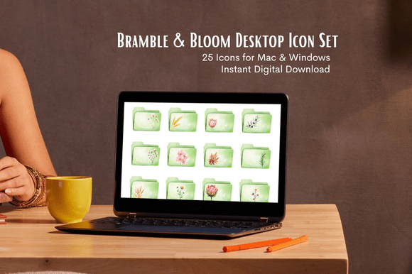 Download Bramble &amp; Bloom Desktop Icons - Premium Resources